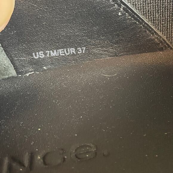 Vince Wilden Black Suede Flatform Espadrilles Slip-On Flats Sz 37 - Picture 9 of 9